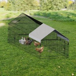 Poultry farming outdoor metal chicken coop
