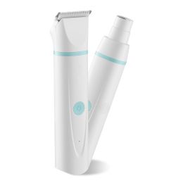 VEVOR Dog Clippers for Grooming, 4 in 1 Dog Grooming Kit, Low Noise, Rechargeable Pet Shaver with 6 Combs & 4 Detachable Blades