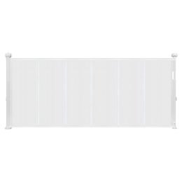 VEVOR Retractable Baby Gate, 34 inch Tall, Extends up to 71 inch Wide, Retractable Gate for Kids or Pets, Mesh Material