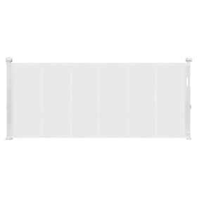 VEVOR Retractable Baby Gate, 34 inch Tall, Extends up to 71 inch Wide, Retractable Gate for Kids or Pets, Mesh Material